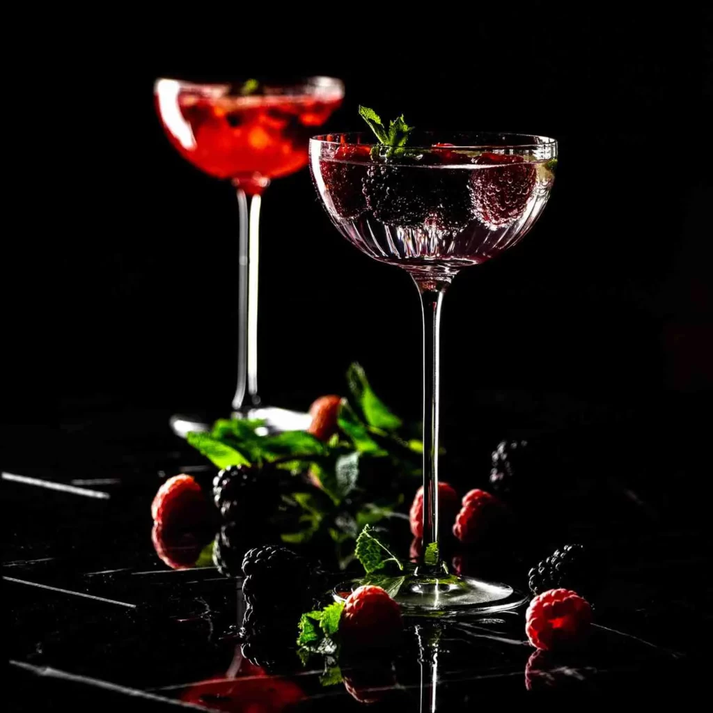 illustration de 2 verres à pied